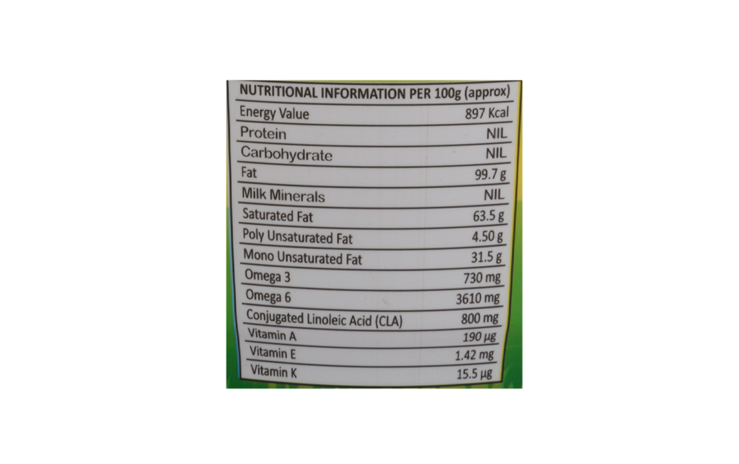 Nova Cow Ghee    Plastic Jar  1 litre